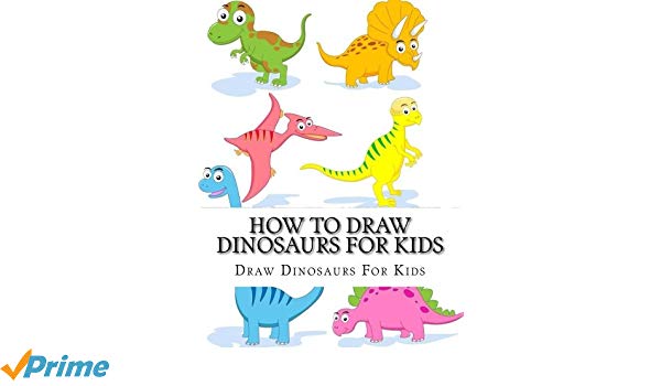 600x350 how to draw dinosaurs for kids large print big book of dinosaurs - Dinosaurs For Kids Drawing