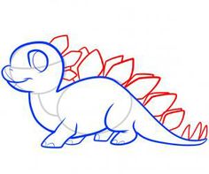 236x197 Tutorial How To Draw A Dinosaur For Kids This Is A Simple Lesson - Dinosaurs For Kids Drawing