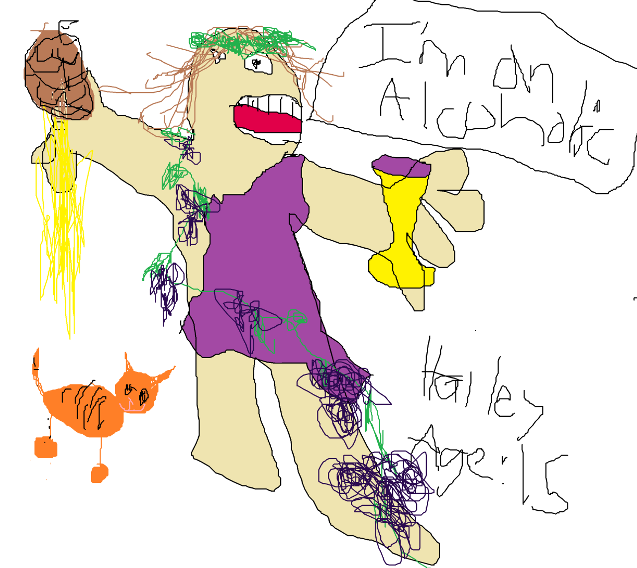 1280x1142 Oliver Age Yes, I Have Drawn Dionysus For My Power Point - Dionysus Drawing