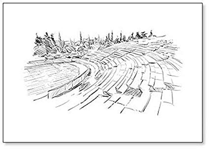 425x303 Theater Of Dionysus Athens Greece Europe Hand - Dionysus Drawing