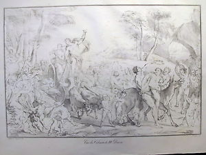 300x225 Bacchanalia, Triumph Bacchus, Hellions, Fauns, Dionysus, Drawing - Dionysus Drawing