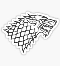 210x230 Dire Wolf Drawing Stickers Redbubble - Dire Wolf Drawing