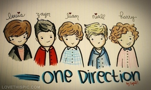 500x299 One Direction Drawing Pictures, Photos, And Images For Facebook - Direction Drawing