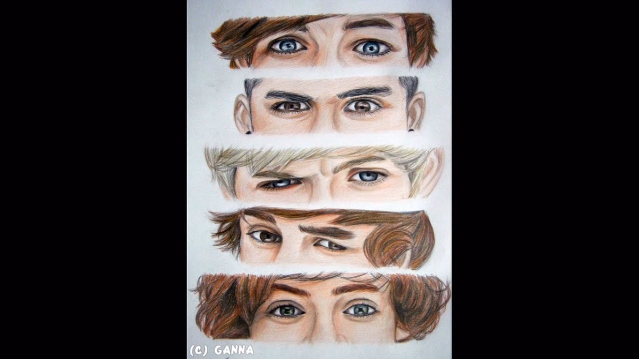 1280x720 One Direction Drawingcoloring - Direction Drawing