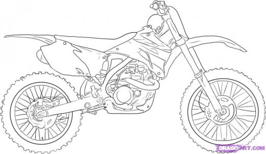 520x301 Dirt Bike Drawing Images - Dirt Bike Drawing