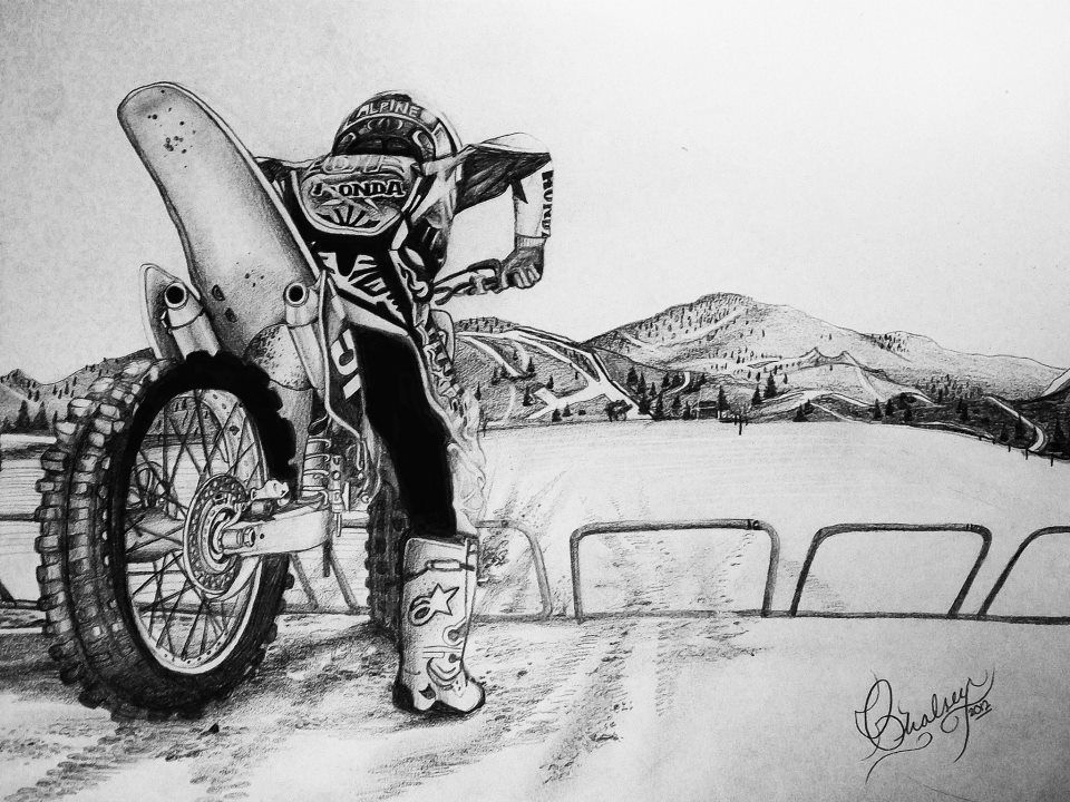 960x720 my pencil art of dirtbikes motocross and dirt bikes i love it - Dirt Bike Drawing