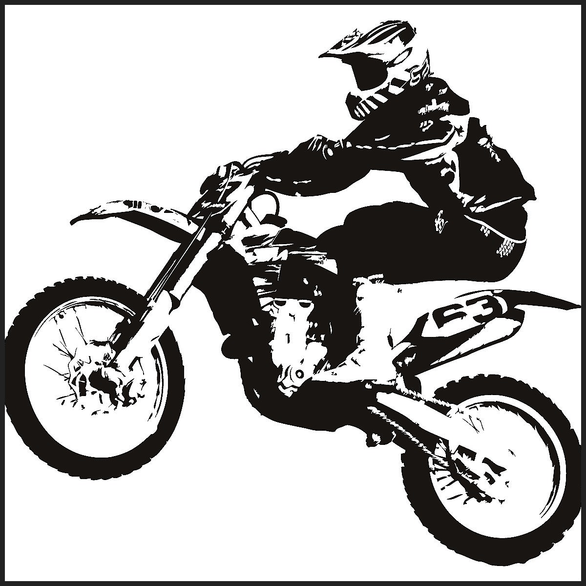 1200x1200 dirt bike drawing - Dirt Bike Drawing Step By Step