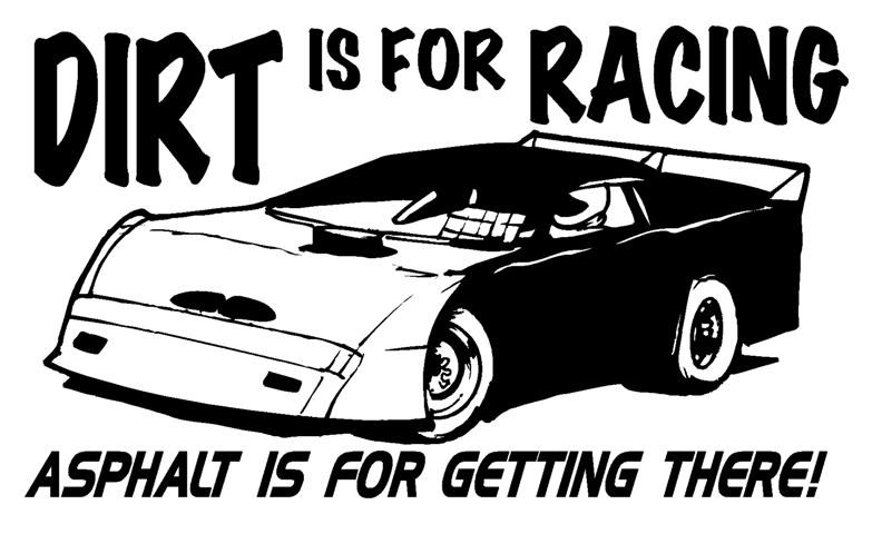 783x480 Modified Dirt Car Drawing Template - Dirt Modified Drawing