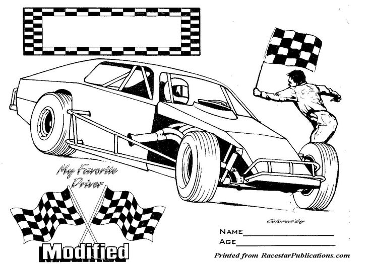 736x525 Nascar Drawing Dirt For Free Download - Dirt Modified Drawing