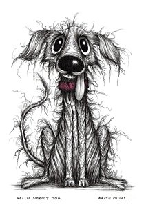 212x300 Dirty Dog Drawings Fine Art America - Dirty Dog Drawing