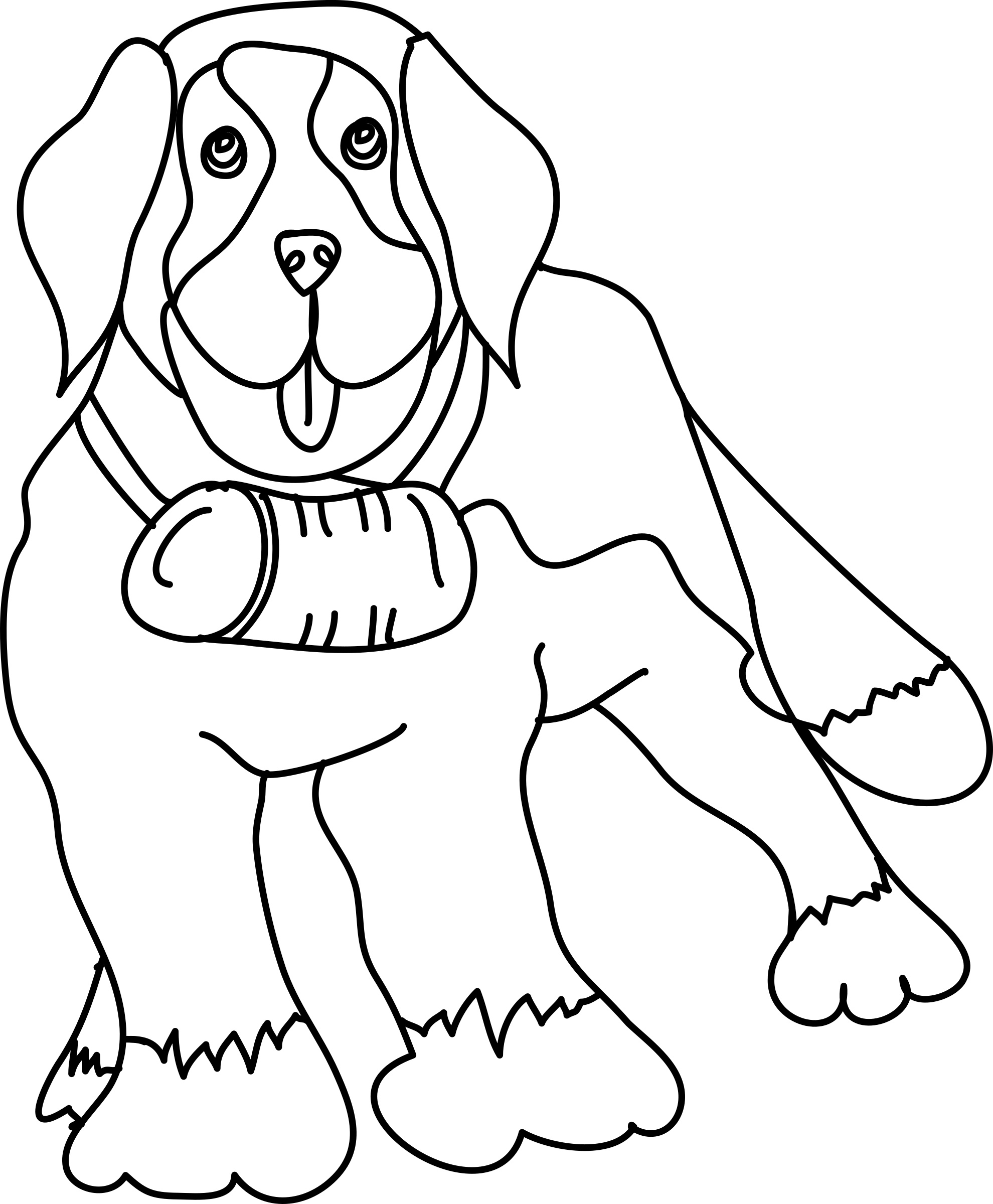 1980x2400 Harry The Dirty Dog Clip Art Freeuse Library - Dirty Dog Drawing