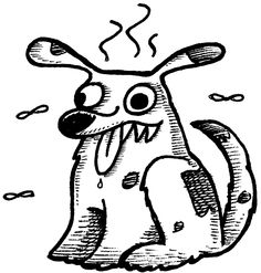 236x247 Best Drawings Images Dog Drawings, Dog Paintings, Drawings - Dirty Dog Drawing