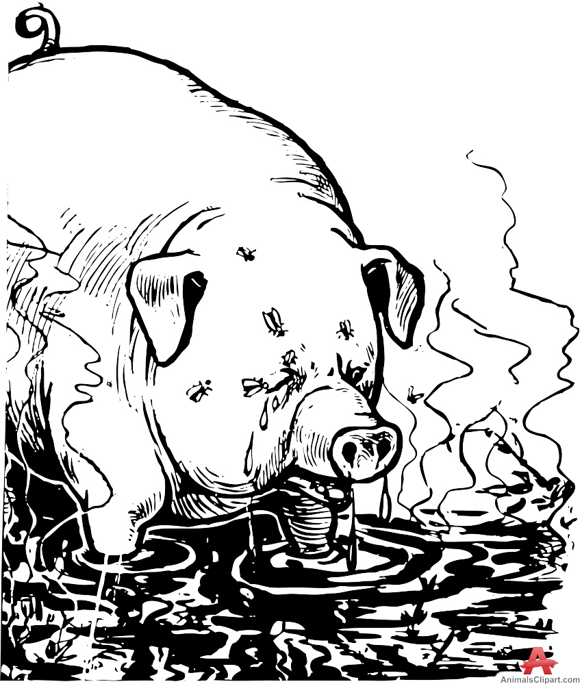 850x999 Piggy Drawing Dog For Free Download - Dirty Dog Drawing