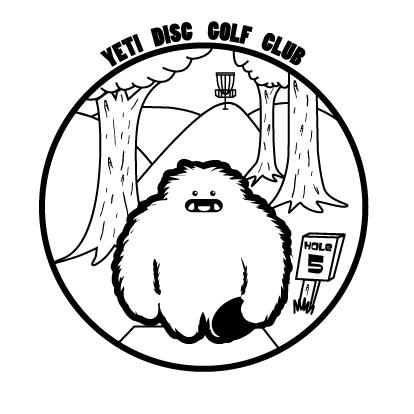 414x414 Yeti Membership - Disc Golf Drawing