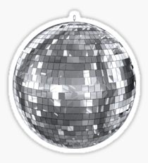 210x230 disco ball drawing stickers redbubble - Disco Ball Drawing