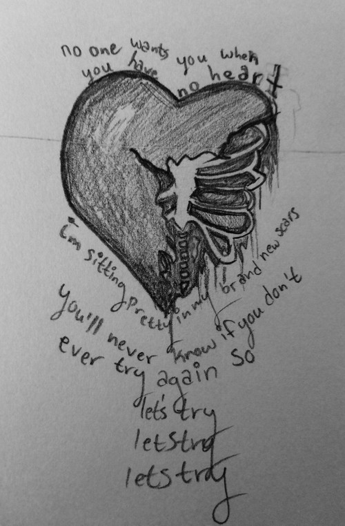 500x762 panic! at the disco hallelujah drawing i did! - Disco Drawing