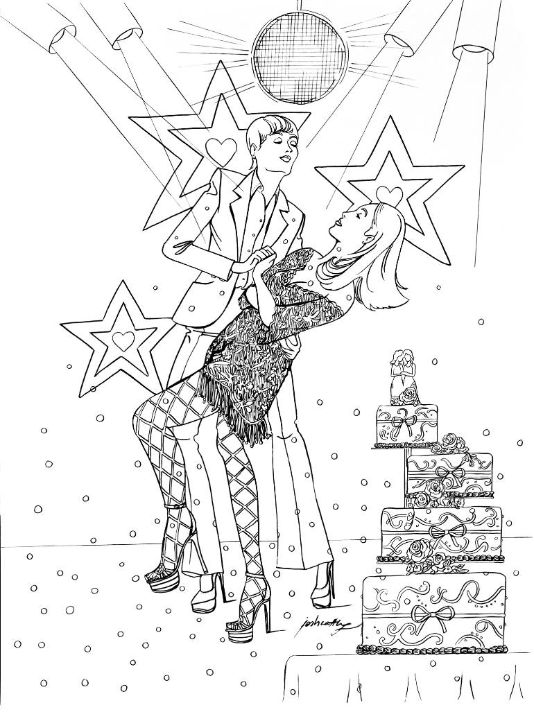 770x1027 disco drawing - Disco Drawing