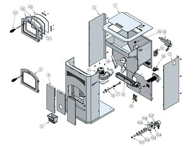 400x300 Discount Pellet Stove Parts Drawings Pleasant Hearth Cabinet - Discount Drawings