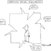 180x180 cartoon panel discussion drawing - Discussion Drawing