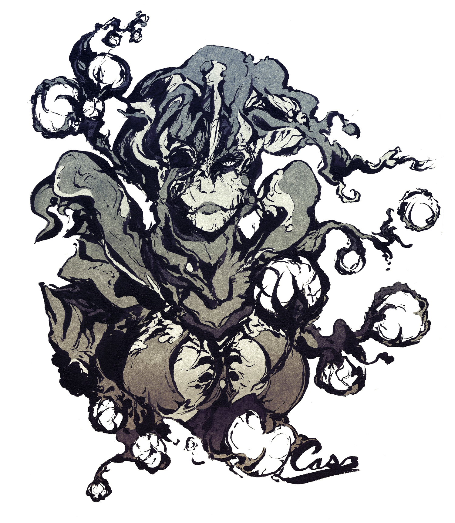 1500x1723 Germinated Disease - Disease Drawing