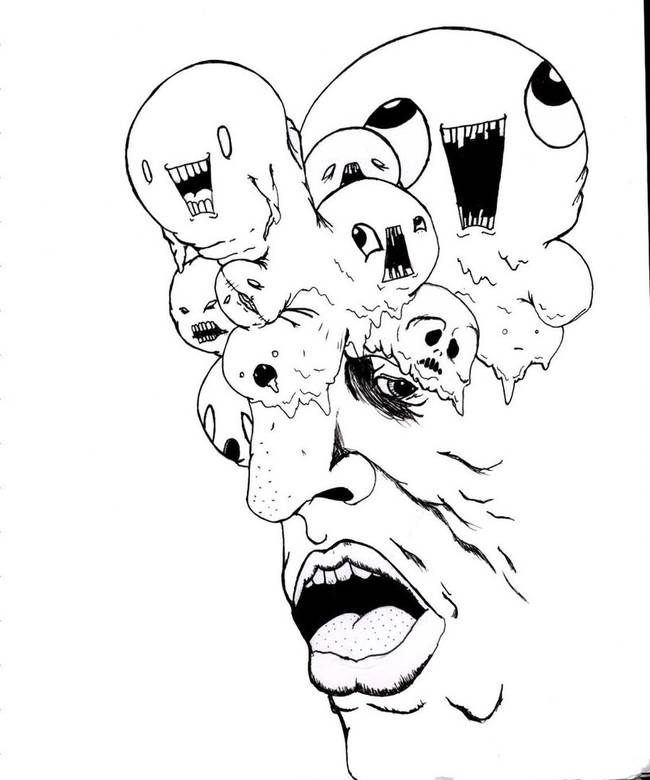 650x780 Provocative Drawings - Disease Drawing