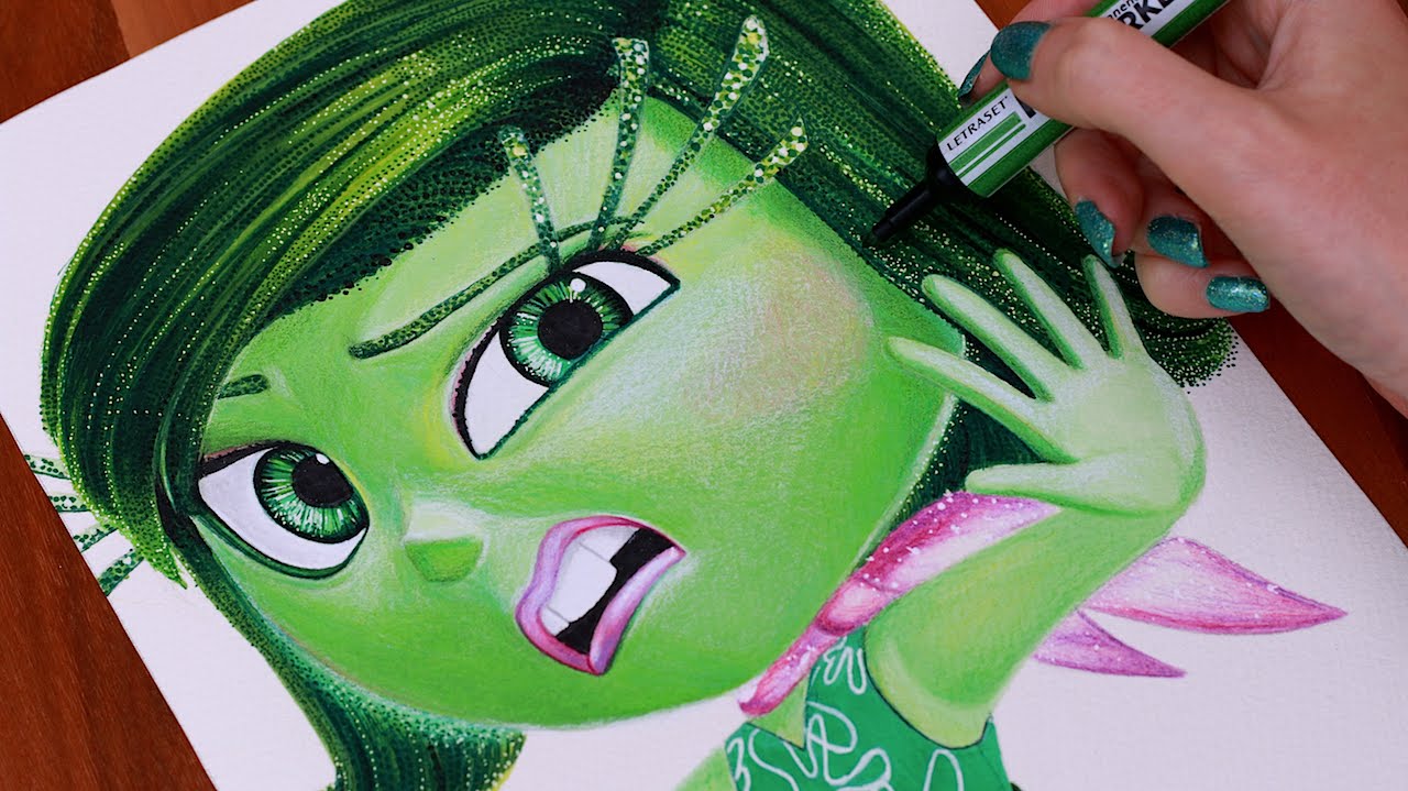 1280x719 inside out drawing disgust - Disgust Inside Out Drawing