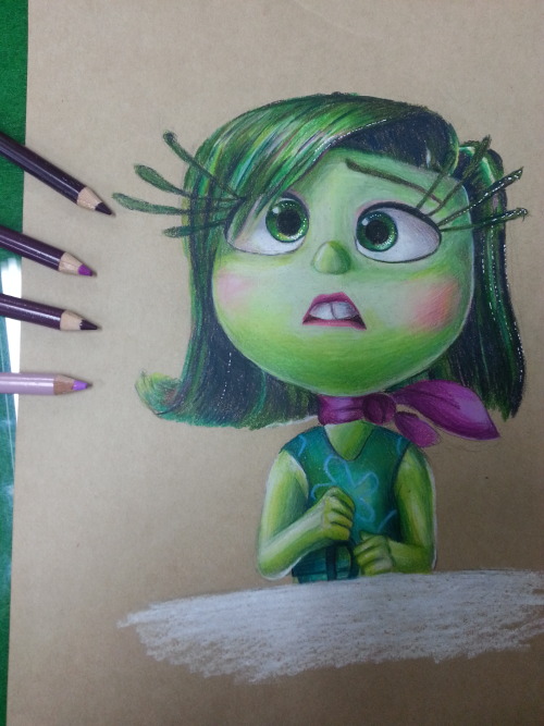 500x667 inside out disgust tumblr - Disgust Inside Out Drawing
