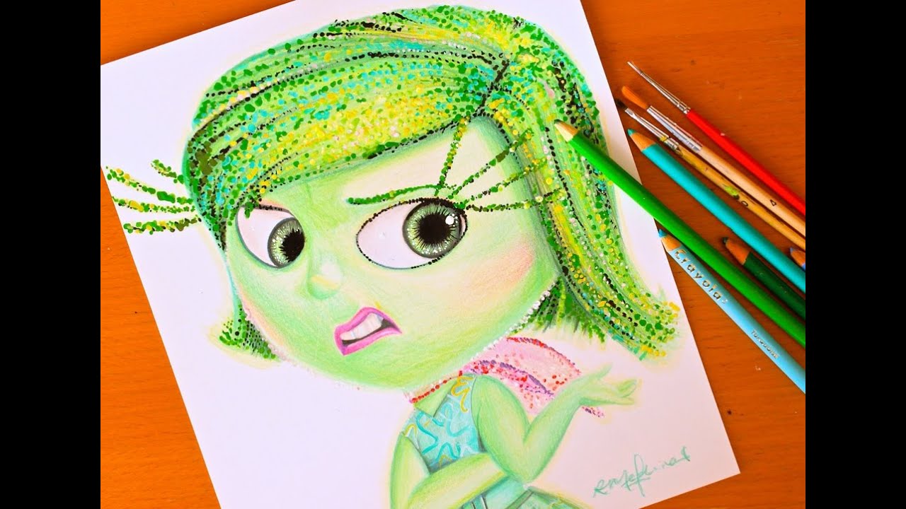 1280x720 drawing disgust inside out budget art - Disgust Inside Out Drawing