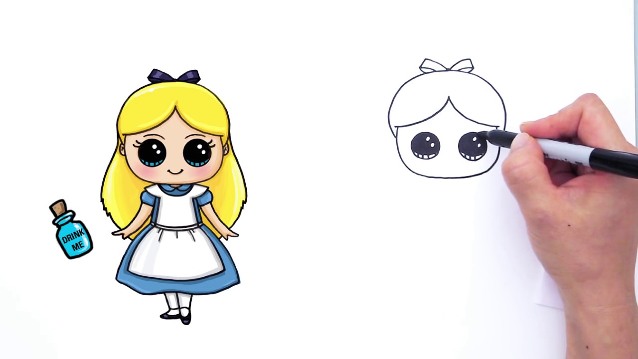 1280x720 Full Hd - Disney Alice In Wonderland Drawings