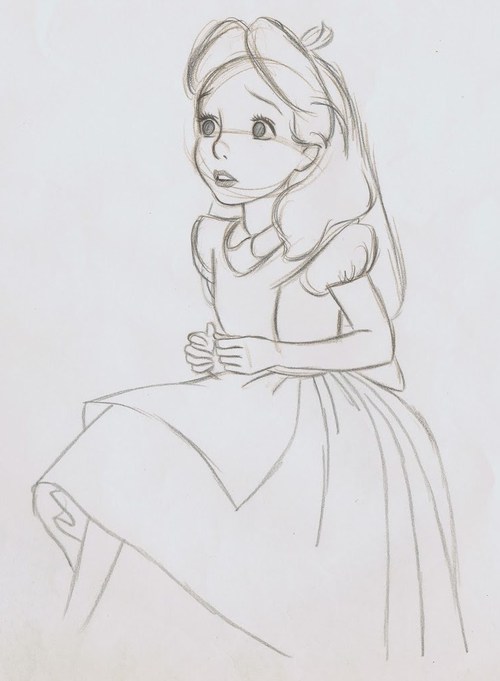 500x681 Pin De Raquel Toledo En Disney Drawing - Disney Alice In Wonderland Drawings