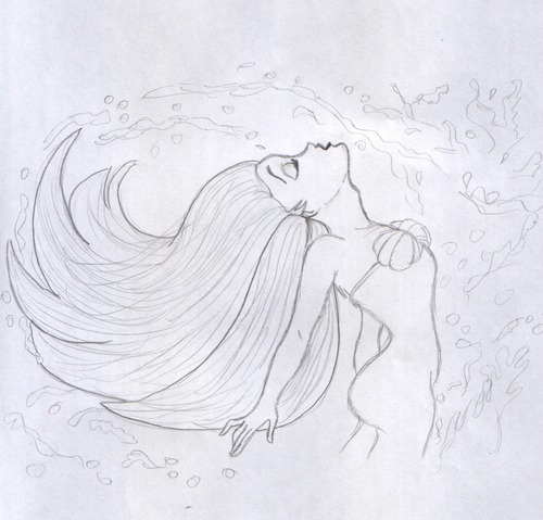 500x479 Disney Princess Afbeeldingen My Drawing Of Ariel Hd Achtergrond - Disney Ariel Drawing