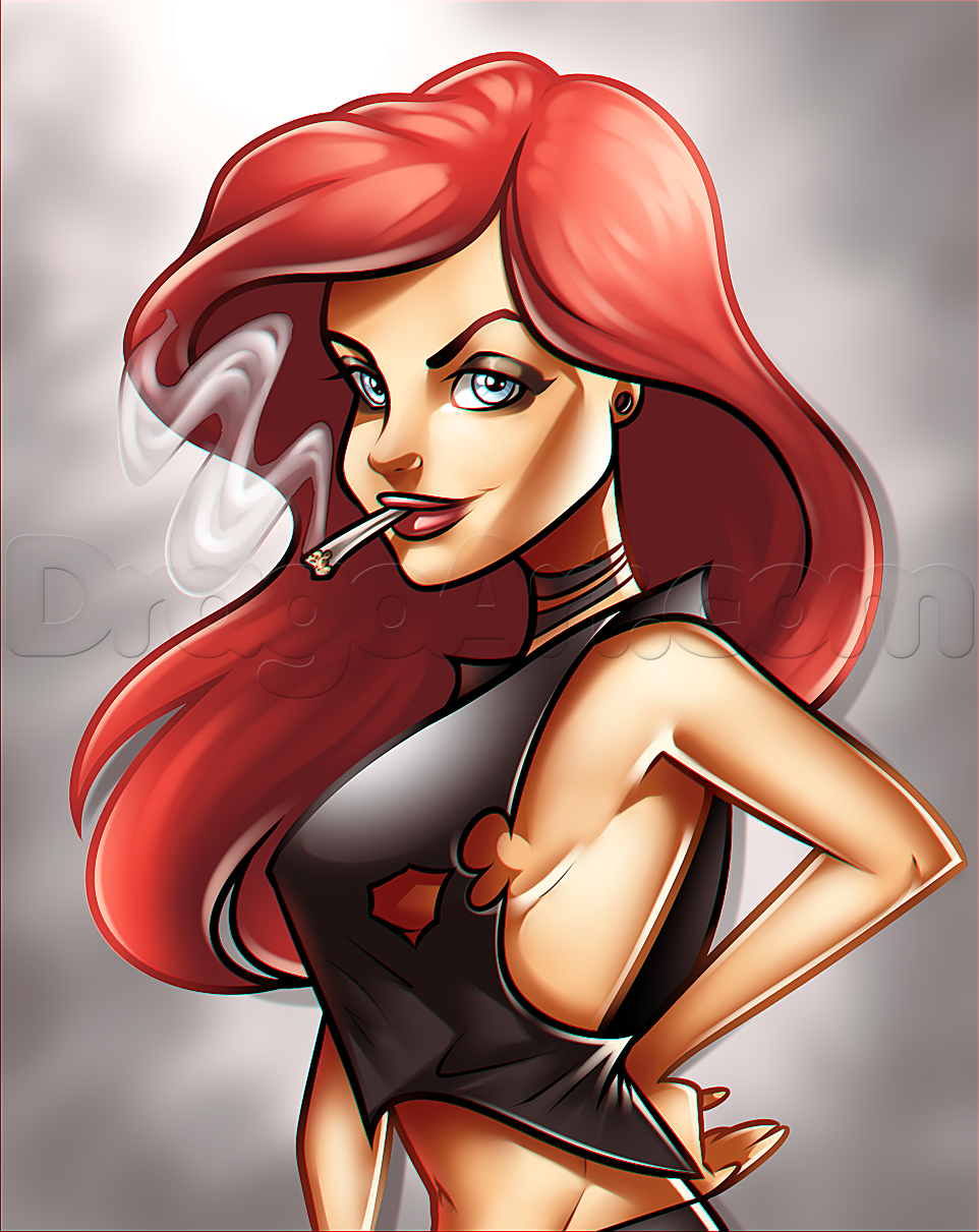 962x1211 Drawing Bad Ariel Step - Disney Ariel Drawing