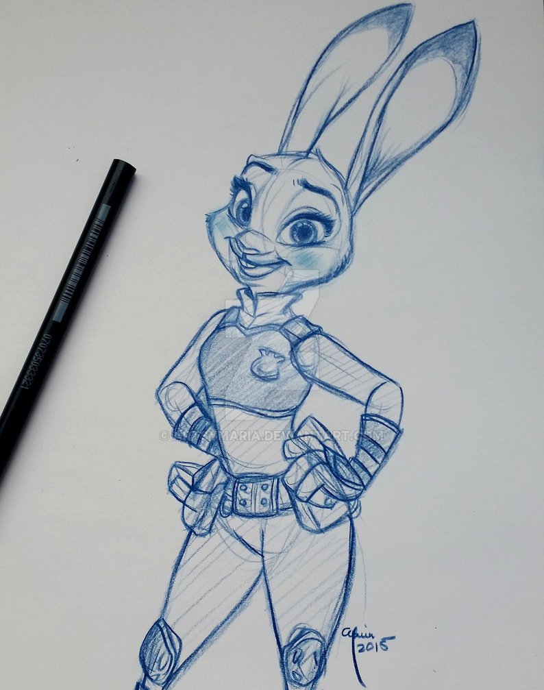 794x1007 Judy Hopps - Disney Art Drawings