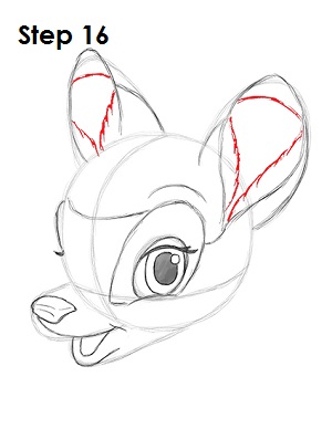 300x388 how to draw bambi - Disney Bambi Drawing