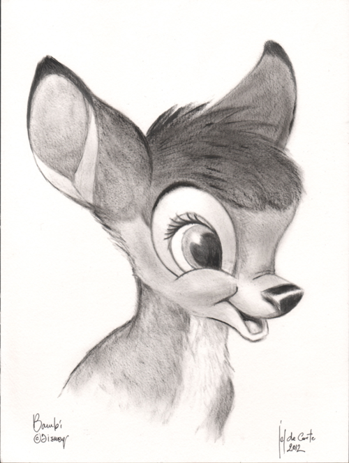 500x664 Image About Drawing In Jknmxdesigns - Disney Bambi Drawing