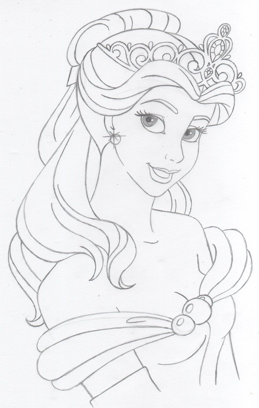 Disney Belle Drawing at Explore collection of