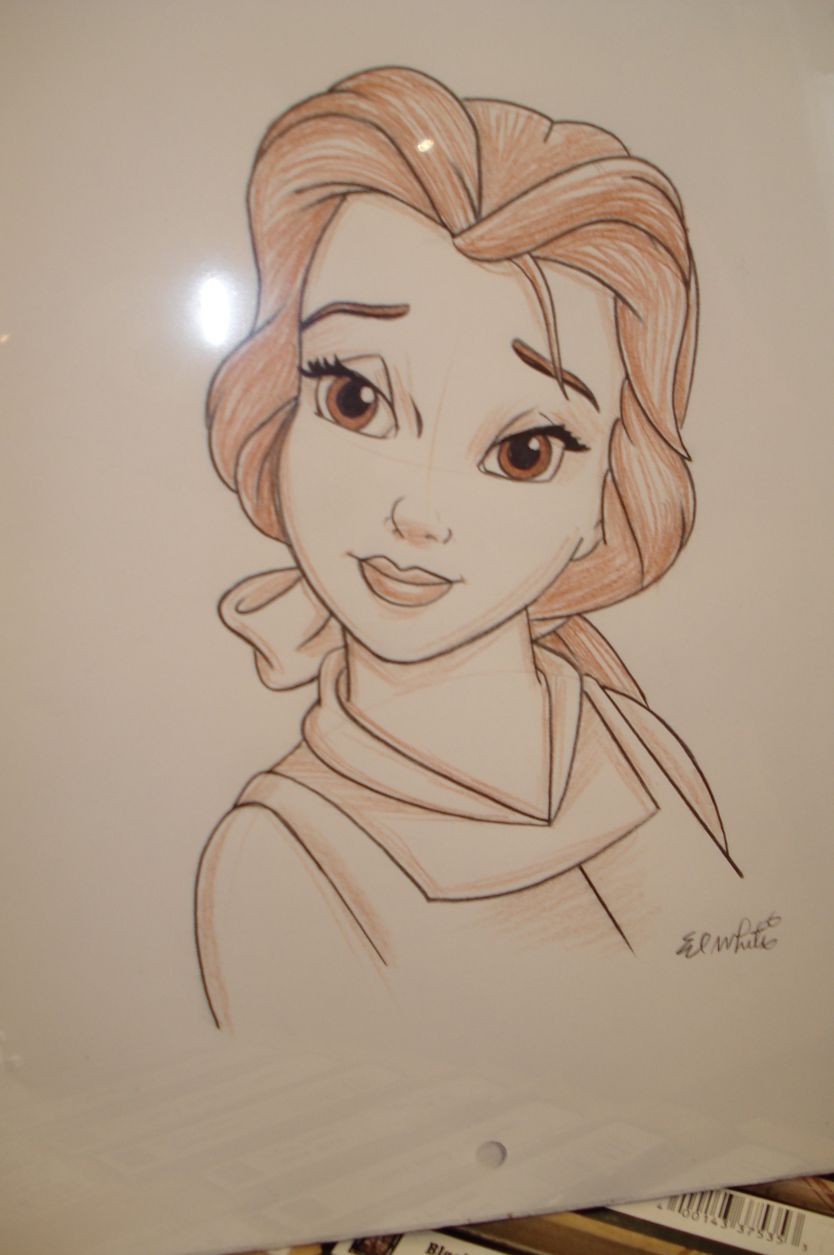 Disney Belle Drawing At Paintingvalley Com Explore Collection Of