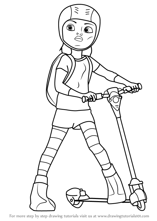 598x844 learn how to draw penny from bolt - Disney Bolt Drawing