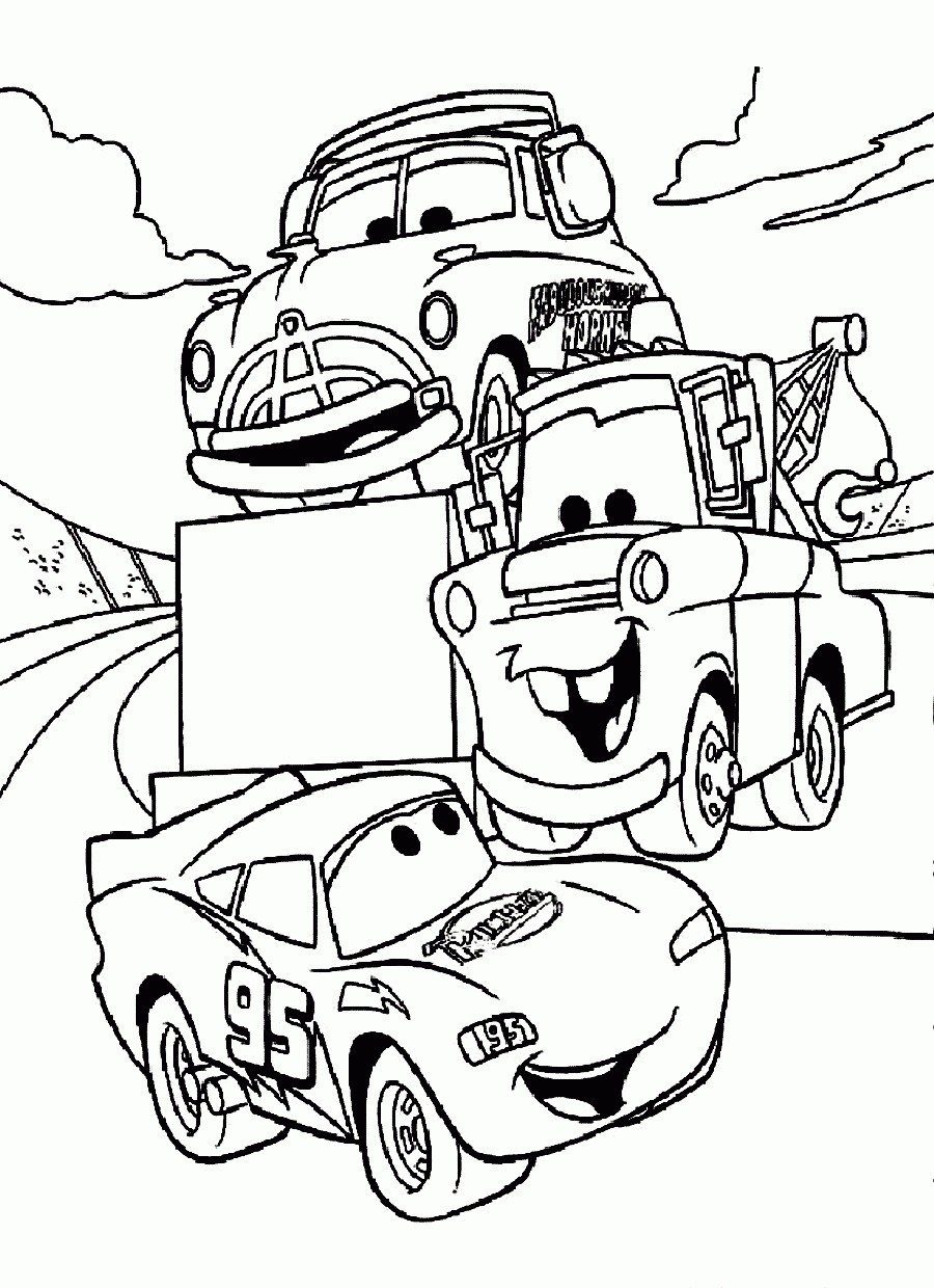 900x1240 Disney Coloring Pages Car P Disney Cars Coloring Pages Pdf - Disney Cars Drawing
