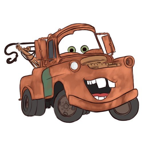 500x500 draw mater from cars just for fun drawings, disney drawings - Disney Cars Drawing