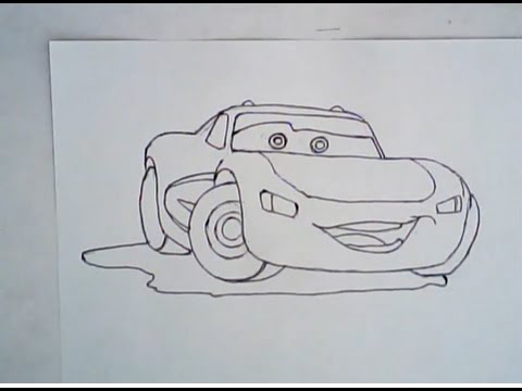 480x360 How To Draw Disney's Cars - Disney Cars Drawing