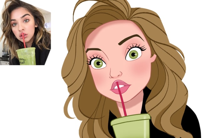 680x442 Draw Your Portrait In Disney Cartoon Style - Disney Cartoon Drawings