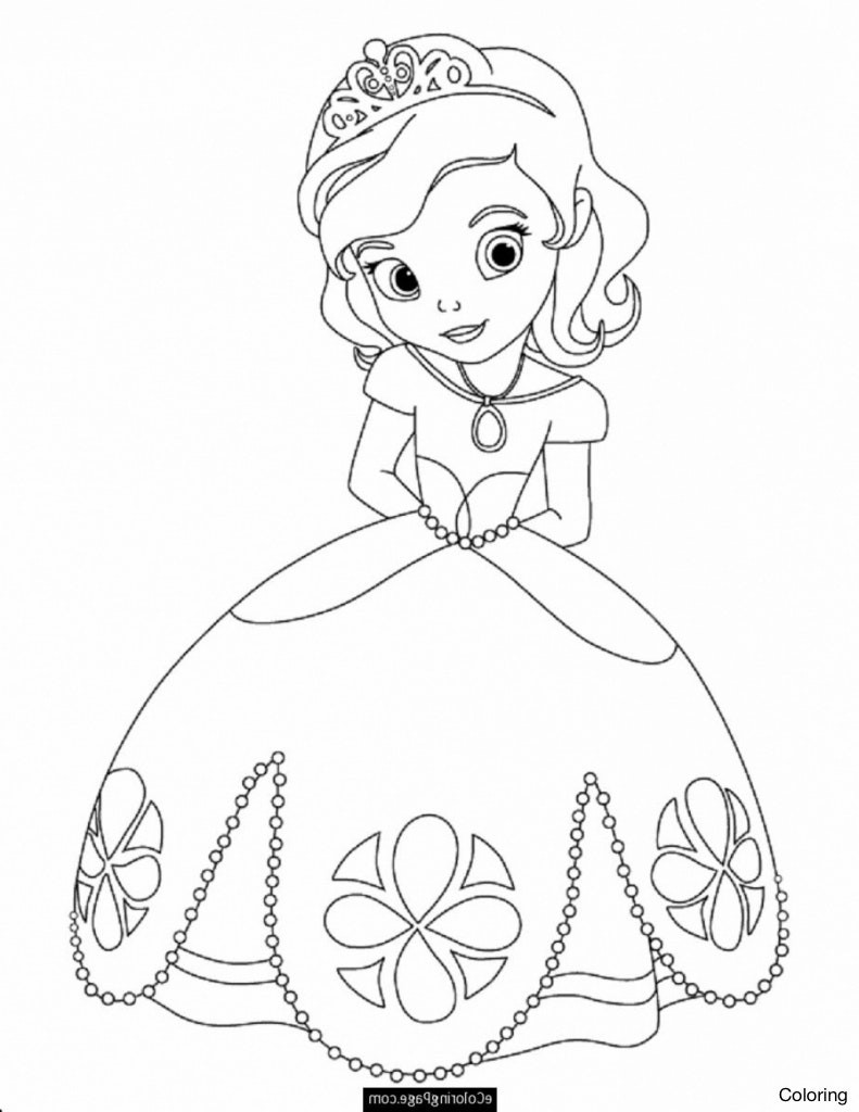 791x1024 Mermaid Princess Coloring Pages With Disney Cartoons To Draw - Disney Cartoon Drawings