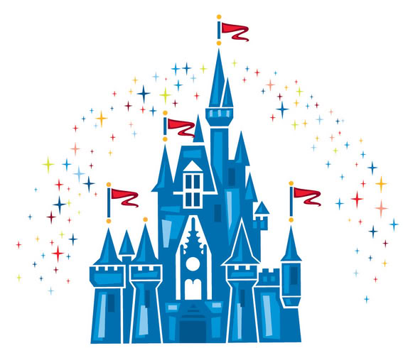 567x490 Walt Disney Castle Clipart - Disney Castle Drawing
