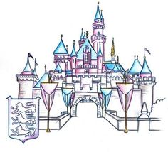 236x214 Step - Disney Castle Drawing Step Step