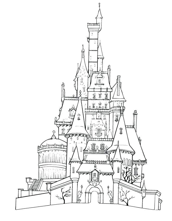 660x847 Castle Drawing Free Download - Disney Castle Drawing Step Step