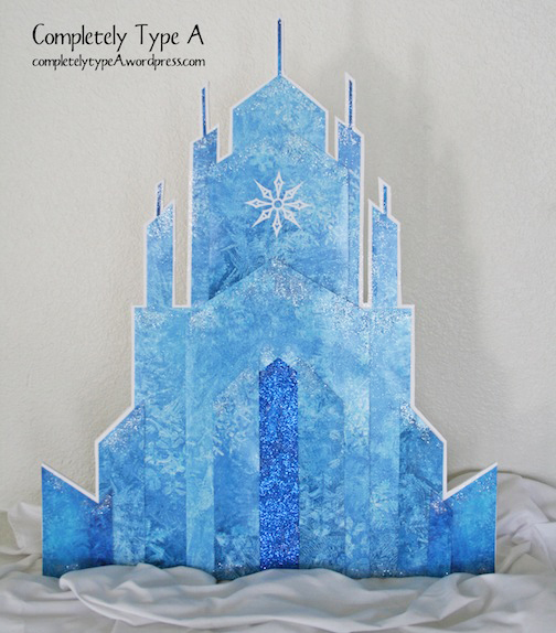 504x574 How To Make Elsa's Ice Castle From Disney's Frozen Completely Type - Disney Castle Drawing Tutorial