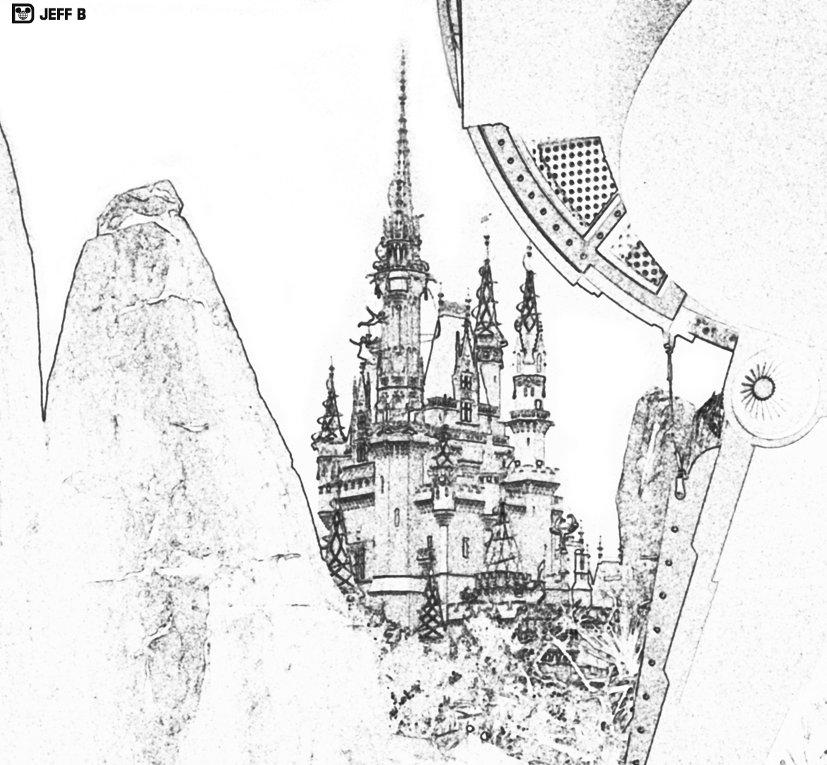1173x1085 Huge Collection Of 'disney Castle Line Drawing' Download More - Disney Castle Line Drawing