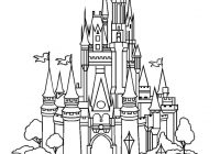 200x140 disney castle drawing castle of disney world line drawing disney - Disney Castle Line Drawing