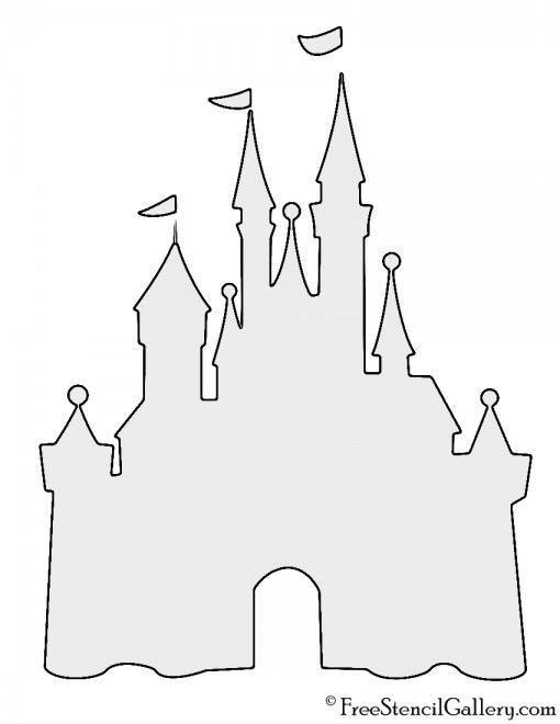 510x660 Castle Lineart Free Download - Disney Castle Line Drawing